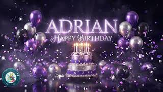 🎊 Adrian Birthday Vibes 🎂🔥 | Viral Birthday Celebration Video with Neon Lights & Party Magic ✨