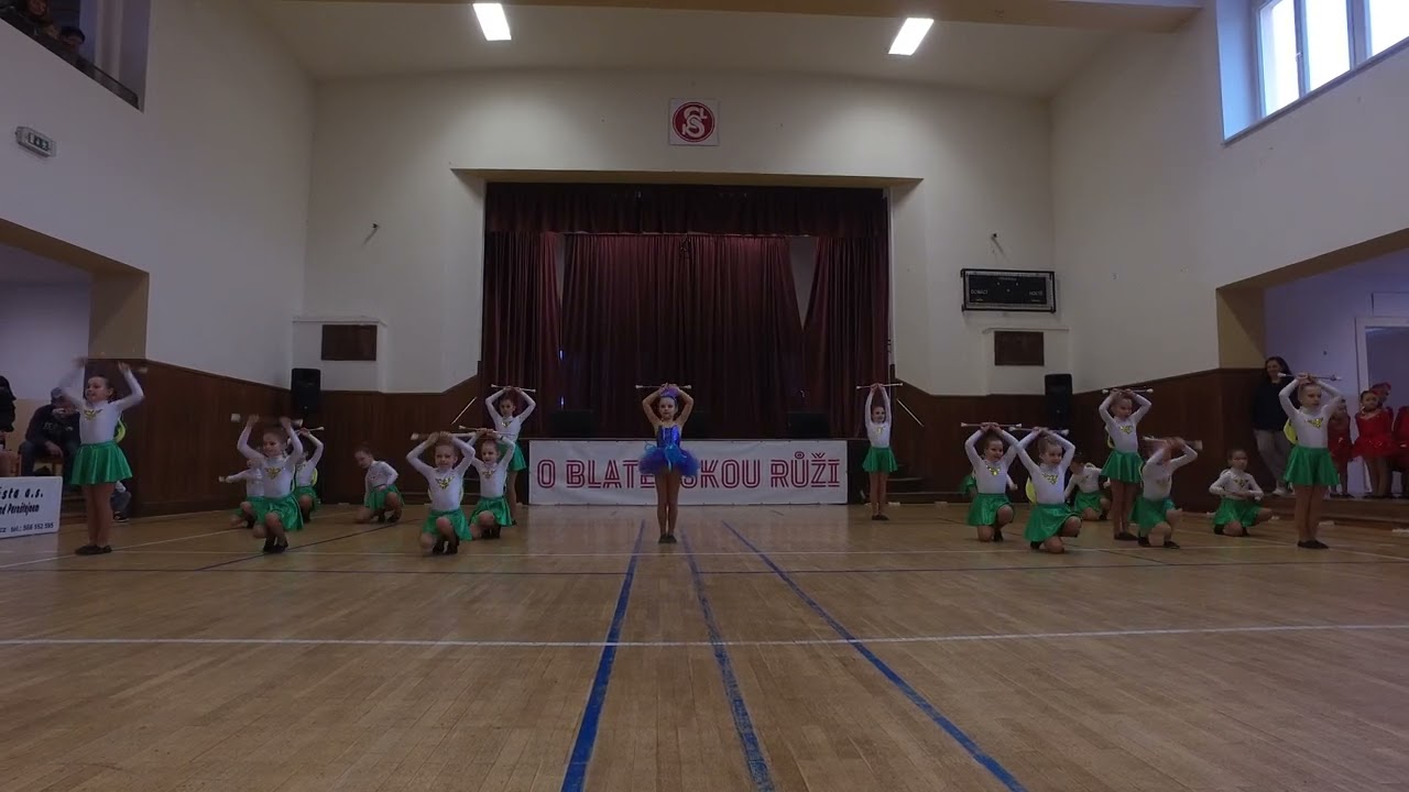 O Blatenskou růži - PREZIOSO Sokol Blatná - Little kadetky BATON skupina - Mořský svět