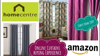 Amazon & Home Centre Haul *My experience on buying curtains online