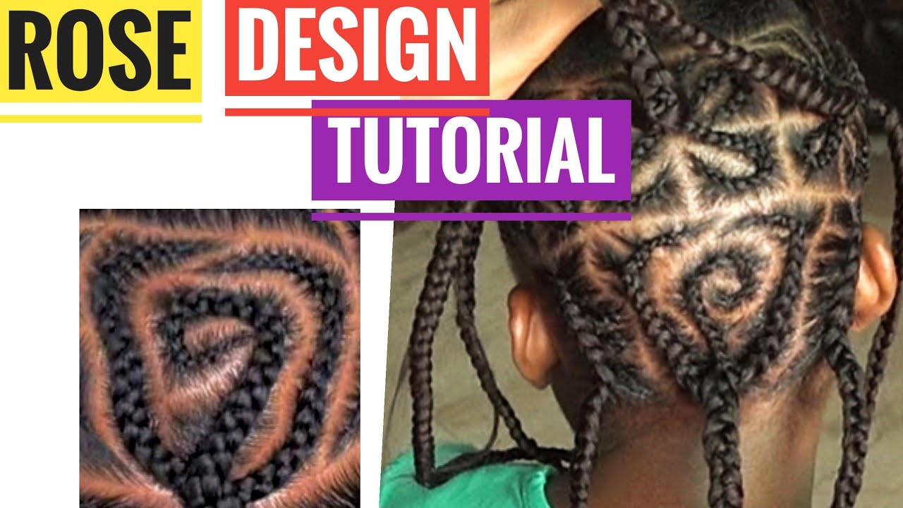 Rose braid hair tutorial
