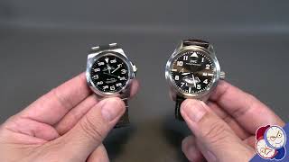 A quick comparison of two luxury flieger watches, IWC and Rolex