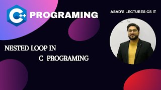 Nested for loop In C language | for loop in C | Example of Nested loop In Urdu/Hindi
