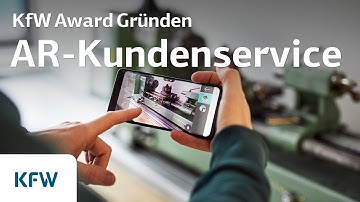Maschinenbau: Remote Support per Augmented-Reality | KfW Award Gründen 2020