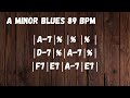 Slow A Minor Blues at 89 BPM