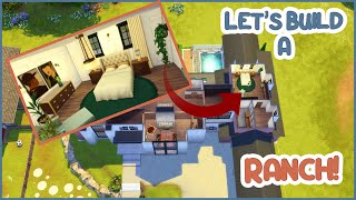 Lets Build A Ranch! | The Sims 4 Horse Ranch | Real Time Build (Ep10)