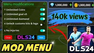 Dream League Soccer Mega Mod Menu | V10.200 unlimited coins | DLS23 | Time Of Trik screenshot 3