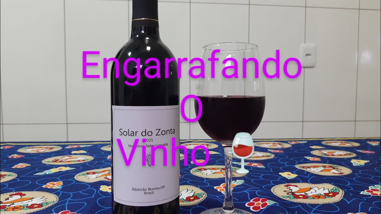 engarrafando o vinho 🍷