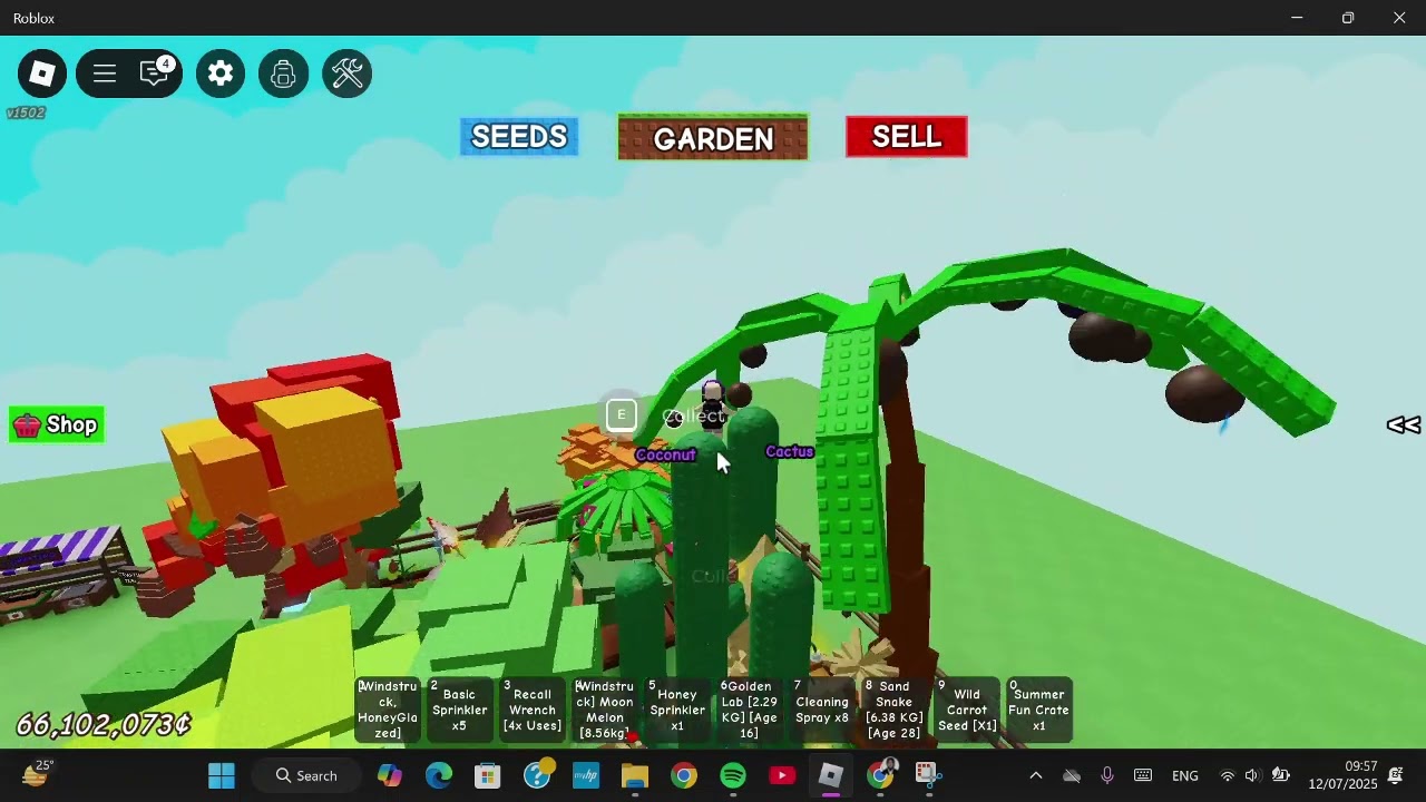 🥥 Having Trouble Collecting Coconuts in Grow a Garden Roblox? Try