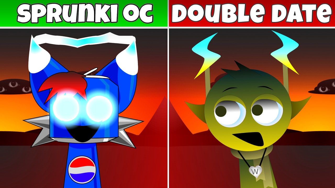 Sprunki OC Hyper Shifted Repeats Double Date Fan Mod