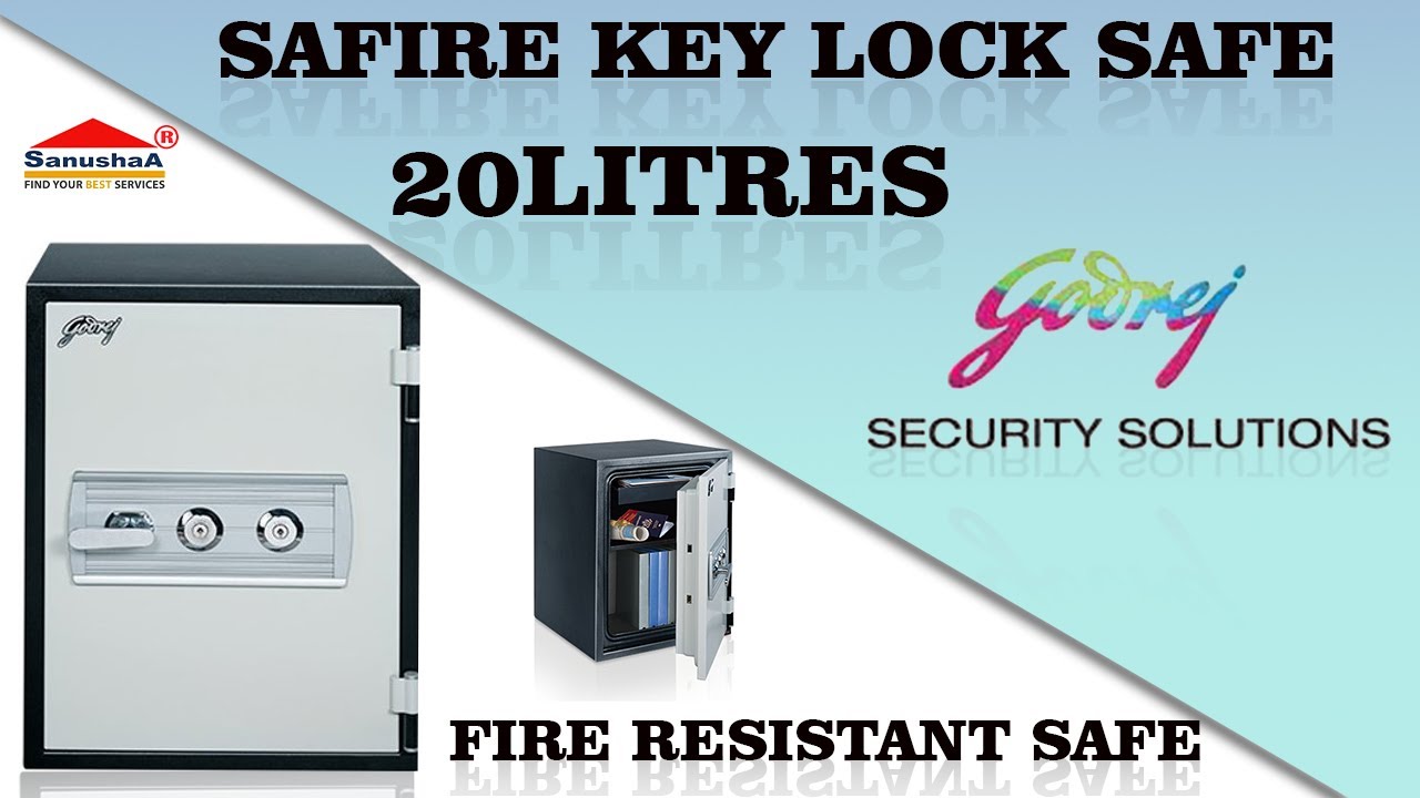 Godrej Fire Resistance Safe I Best Locker I Safire 20 Litres Tijori