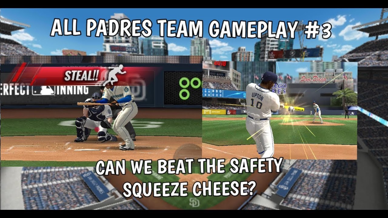 CAN WE BEAT THE SAFETY SQUEEZE CHEESE? l ALL PADRES TEAM GAMEPLAY l MLB