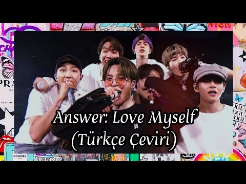 BTS - Answer: Love Myself (Türkçe Çeviri)