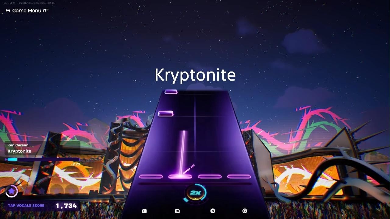 Fortnite Festival Gameplay Ken Carson - Kryptonite - YouTube