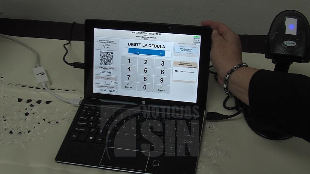 JCE realiza demostración a partidos del voto automatizado para ...