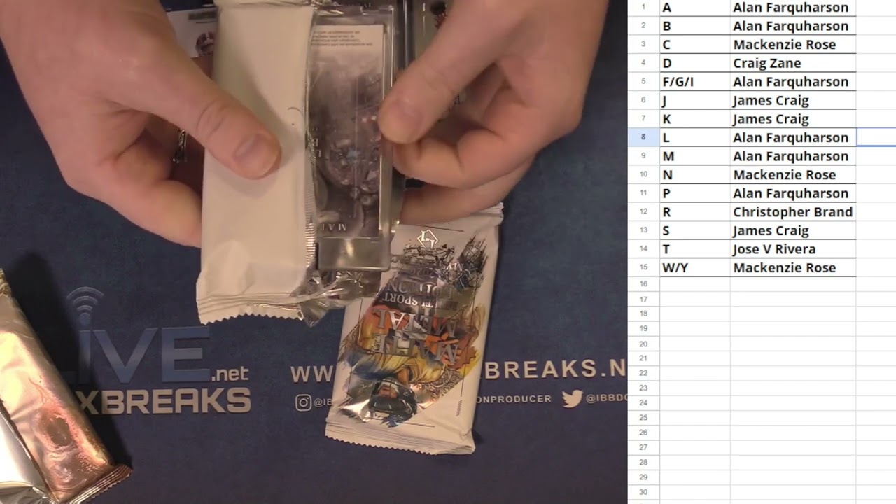 2026 Wild Card Matte Metal Box Break #1 LBB