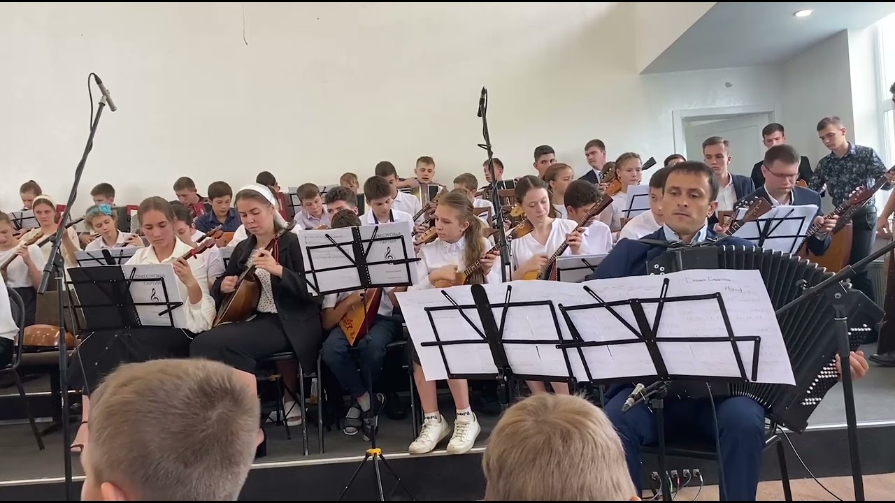 Дивный Спаситель Христос (соло баяна с ОРНИ)