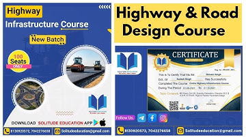 Highway Infrastructure Course | Highway & Road Design Online Course | Solitude Education