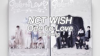 unboxing : nct wish ode to love (package ver.)
