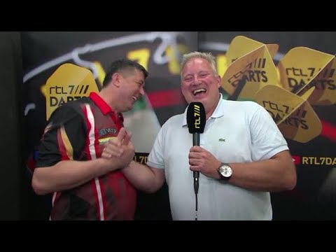 Suljovic nog een keer vader? 'Ik oefen graag!' - RTL 7 DARTS: WORLD MATCHPLAY