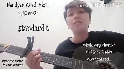 NanDyan aGad aKO by FLow-G acoustic cover.. ( very easy guitar chords)