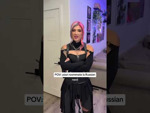 I can’t believe my Russian roommate did that…