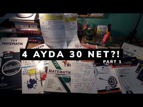 TYT Matematikte 4 Ayda 3 Netten 30lu Netlere Nasıl Çıktım, Nasıl Çalıştım? part-1