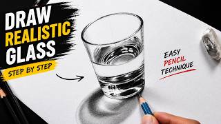 FREE 60-Day Drawing Course 🎨 - Day 38 | Learn to Draw Transparent Glass Like a Pro (Beginners!)