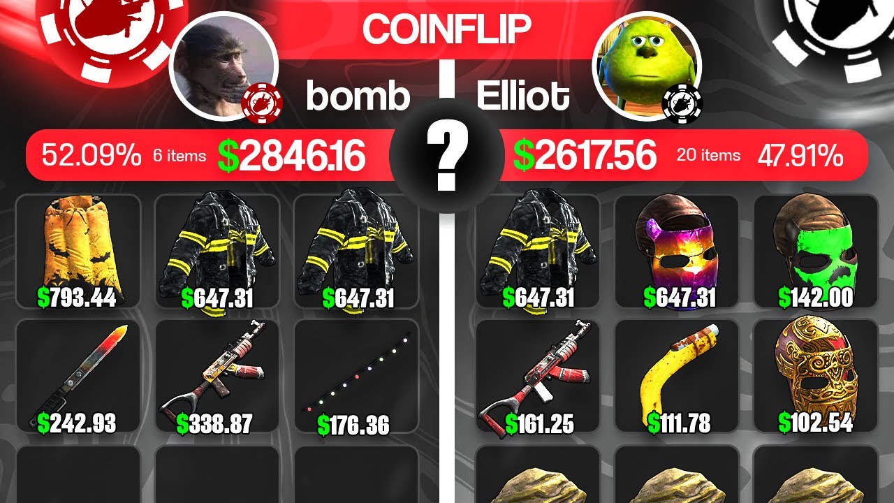 I did a $5,000 COINFLIP on RUSTYPOT! (INSANE) - Rust Gambling - YouTube