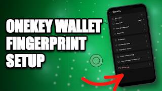 Настройка отпечатка пальца в OneKey Wallet | Как добавить биометрию в OneKey Wallet screenshot 4