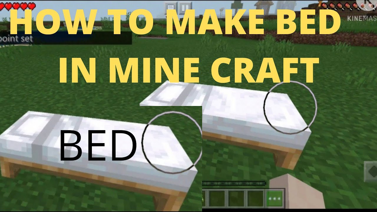 How to make bed in minecraft YouTube
