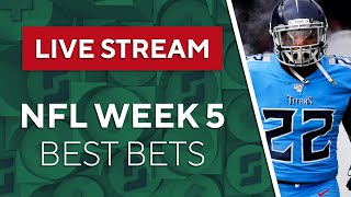 Live Stream: FINAL BETS for NFL Week 5 - Predictions, Best Bets + Player Props