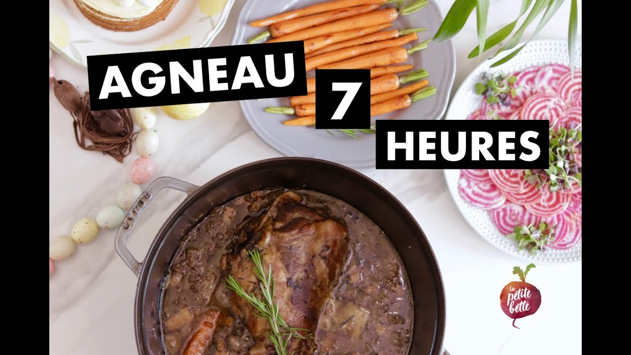 GIGOT D'AGNEAU SEPT HEURES 🐑Agneau Paques à la cuillère Petite bette