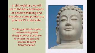 Positive Thinking Webinar with Swami Sitaramananda - August 24, 2013