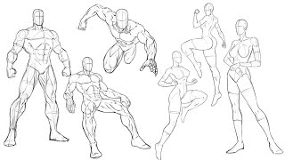 Drawing More Superhero Poses for Comics screenshot 2