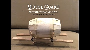 Mouse Guard Architectural Model: Barrel Carrier