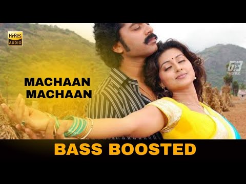  Machaan Machaan Song  Bass Boosted  Yuvan Hits  Silambattam  Simbu  Sneha  63 MV BEATZ 