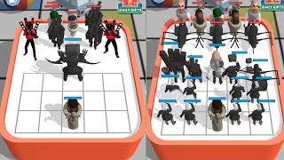 Skibidi Cameraman  Toilet Battle Monster,  Merge Battle Game