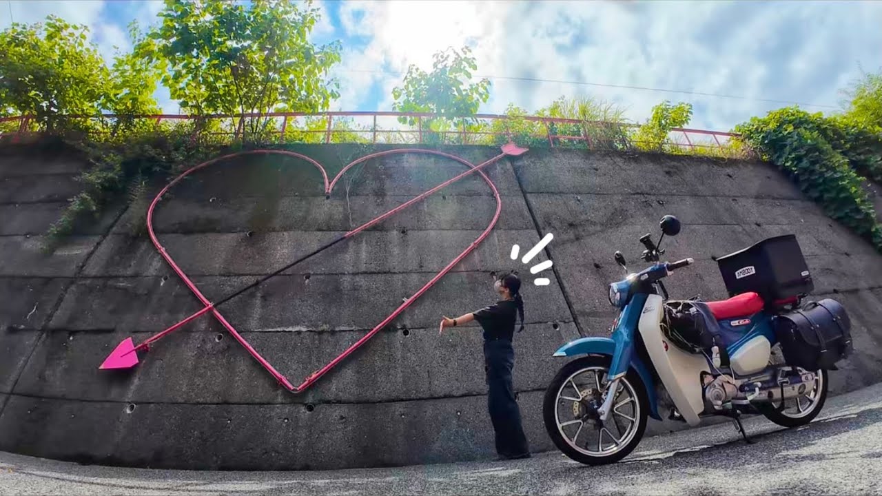 スーパーカブで、夏の鳥取ひとり旅🐪☕️🍣