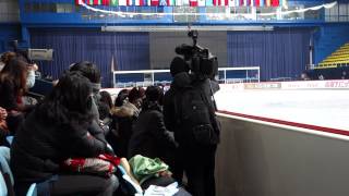 Jumps and more - Official Practice 4 - Yuna Kim (Yu-na Kim) @ Golden Spin of Zagreb, 20131204