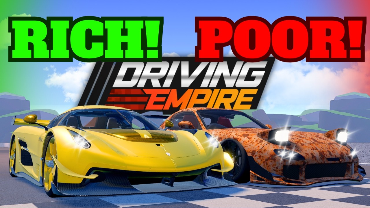 Poor VS Rich Race In Driving Empire! - YouTube