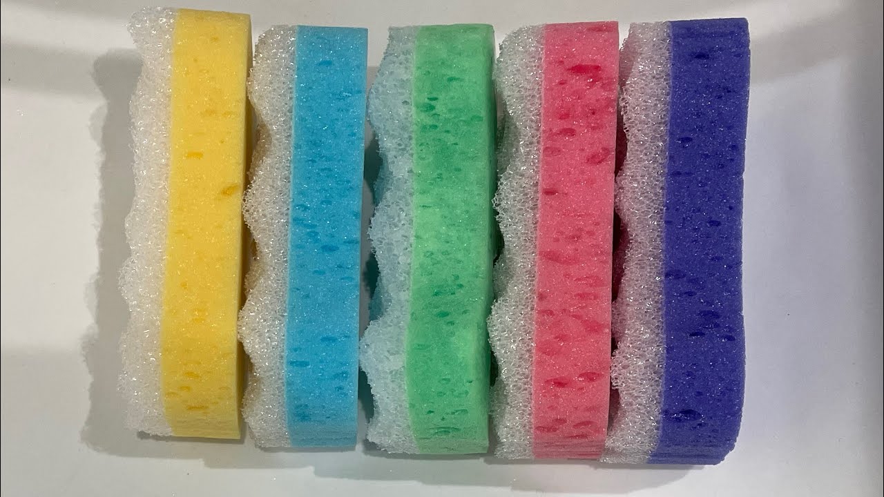ASMR 600+ subs celebration 🎊 bulk massage sponge variety ripping dry/wet/frozen/soapy/jelly