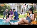 Evil Stepsister Faked Drowning To Frame Me! Who Knew Family Could Hear My Thoughts!The Drama Begins!