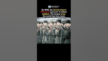 The Largest Army of World War II #shorts