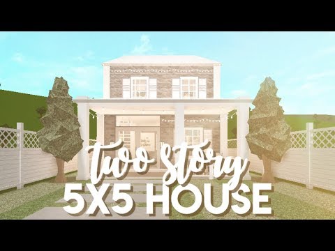 Roblox Bloxburg Two Story 5x5 Tiny House Flxral Youtube