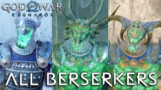 God Of War Ragnarok - All Berserker Boss Fights | Fit For A King | Give Me God Of War