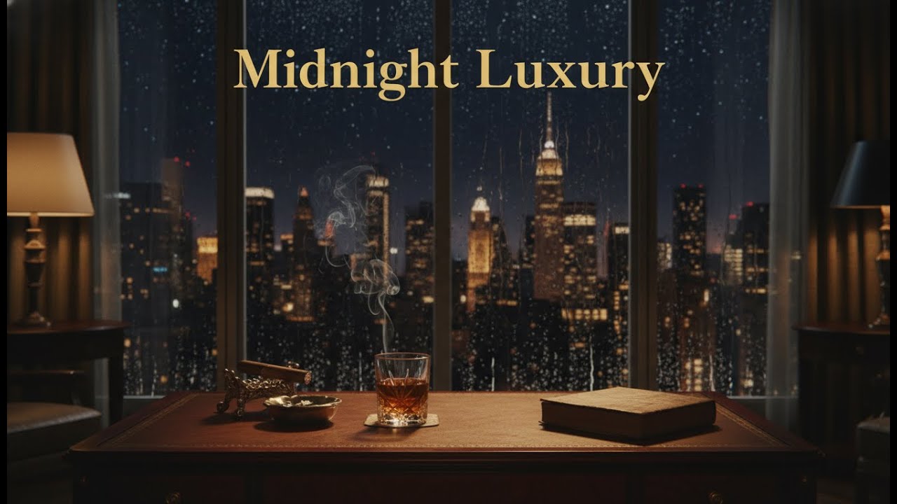 Classic Jazz 1940s 🎻 Elegant City Night Ambience for Focus & Relaxation [Old Money Aesthetic]