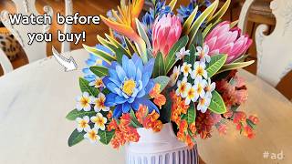Freshcut Paper Tropical Paradise Pop Up Cards, Paper Flower Bouquet Gift, Demo & Review
