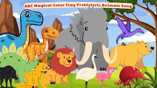🔮एबीसी मैजिकल कलर प्रागैतिहासिक जानवरों का गीत 🦕✨जानवरों की आवाज़ें सीखना जम्पी जंगल टीवी screenshot 5