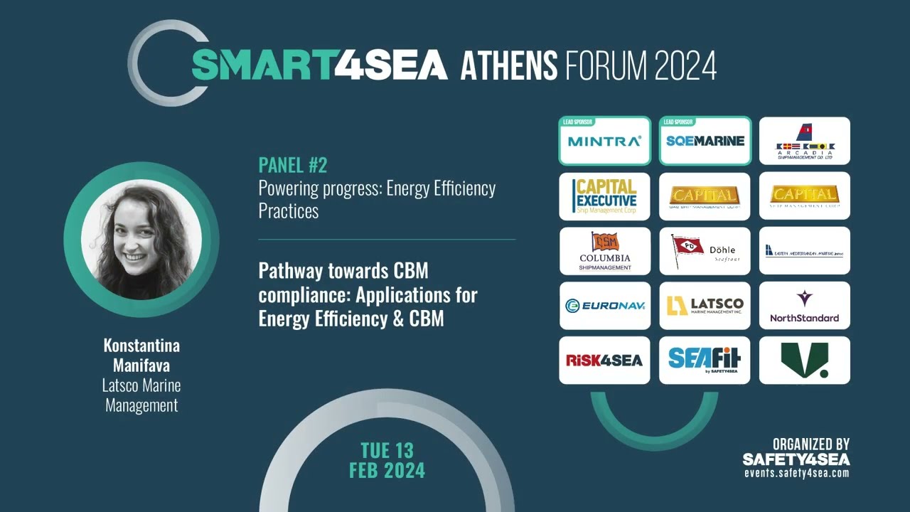 SMART4SEA Athens Forum 2024, Konstantina Manifava, LATSCO, Pathway towards CBM compliance