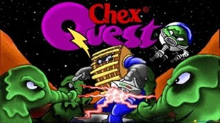 Chex Quest gameplay (PC Game, 1996)